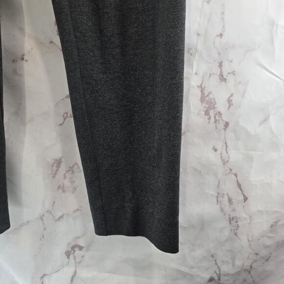 J Jill Pants Womens Medium Gray Pull On High Rise Ponte Slim Leg Heathered - Picture 4 of 11